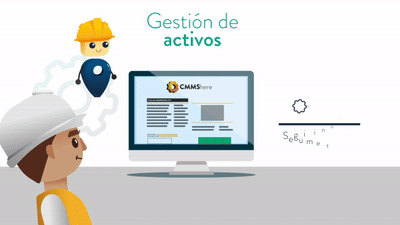 Asset management with CMMShere shown by Manty to a maintenance technician